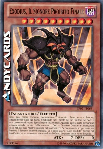 Exodius signore proibito - il,