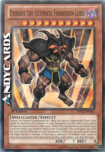 Exodius the ultimate forbidden - exodius,